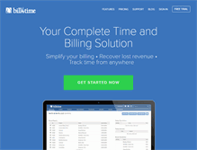 Tablet Screenshot of bill4time.com